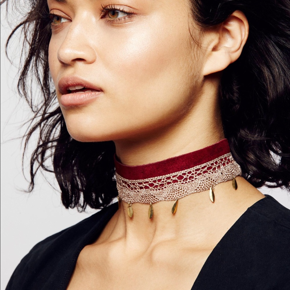 Free people choker necklace